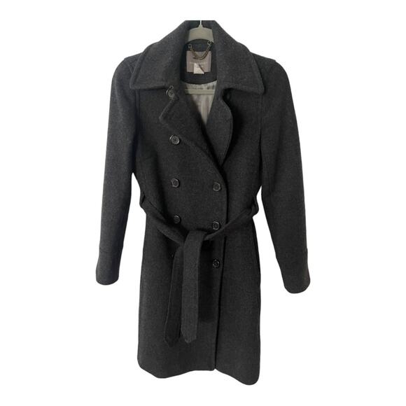 J. Crew x Nello Gori Stadium Cloth Belted Trench Coat Double Breasted Size 0 - Picture 1 of 11